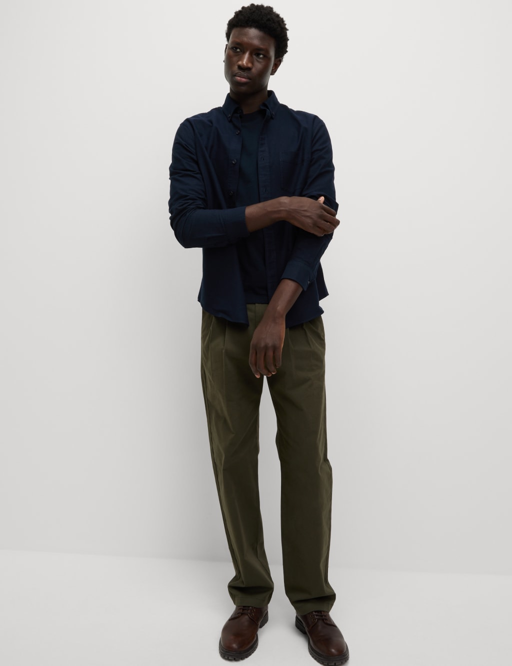 Slim Fit Pure Cotton Oxford Shirt 3 of 5