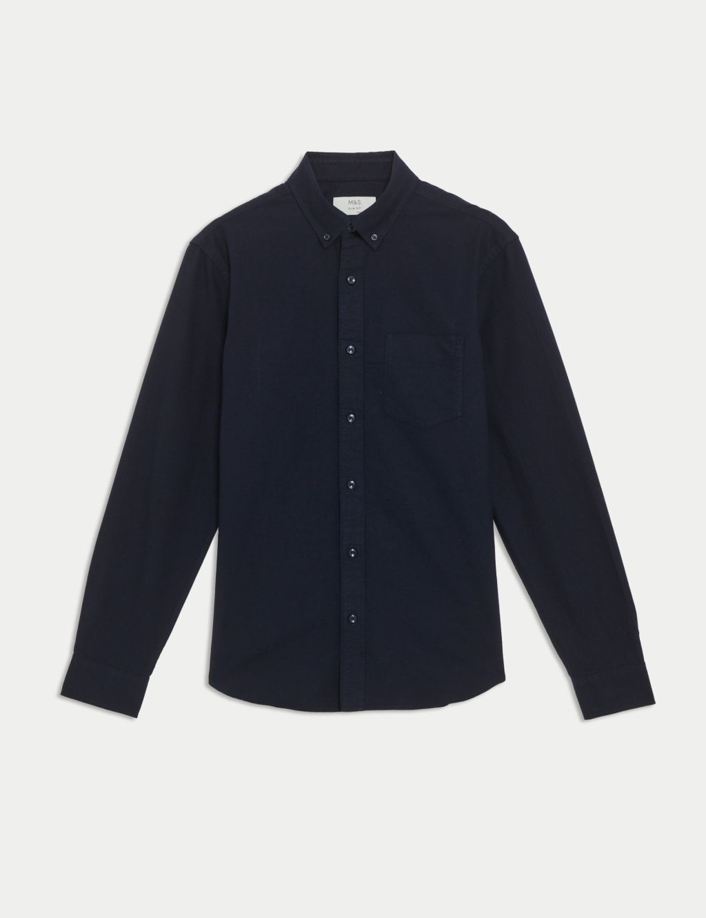 Slim Fit Pure Cotton Oxford Shirt 2 of 5