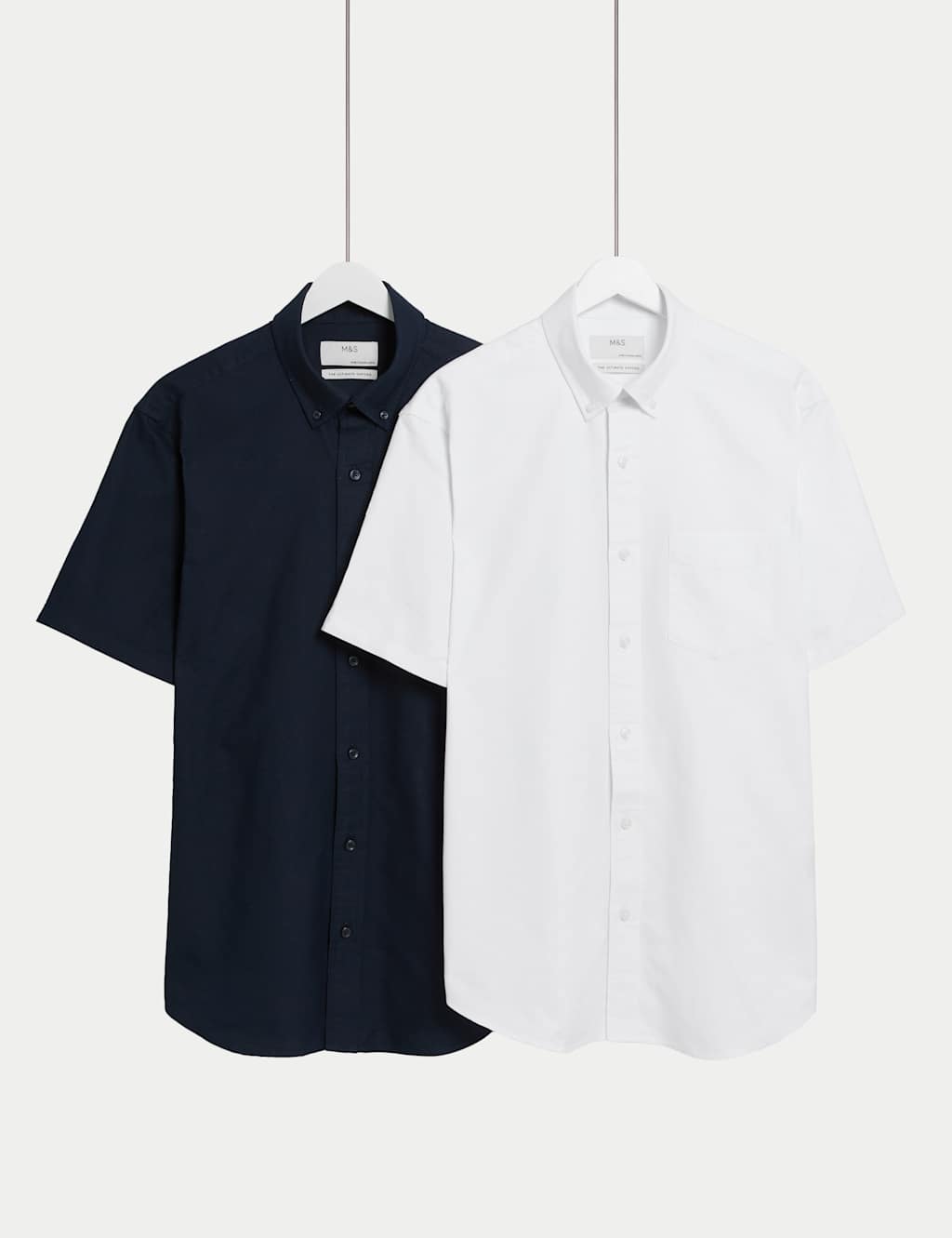 The Ultimate 2pk Short Sleeve Oxford Shirts 1 of 5