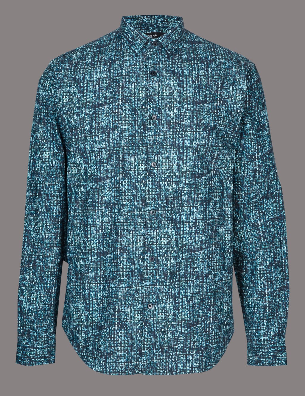 Italian Fabric Slim Fit Printed Shirt 2 of 5