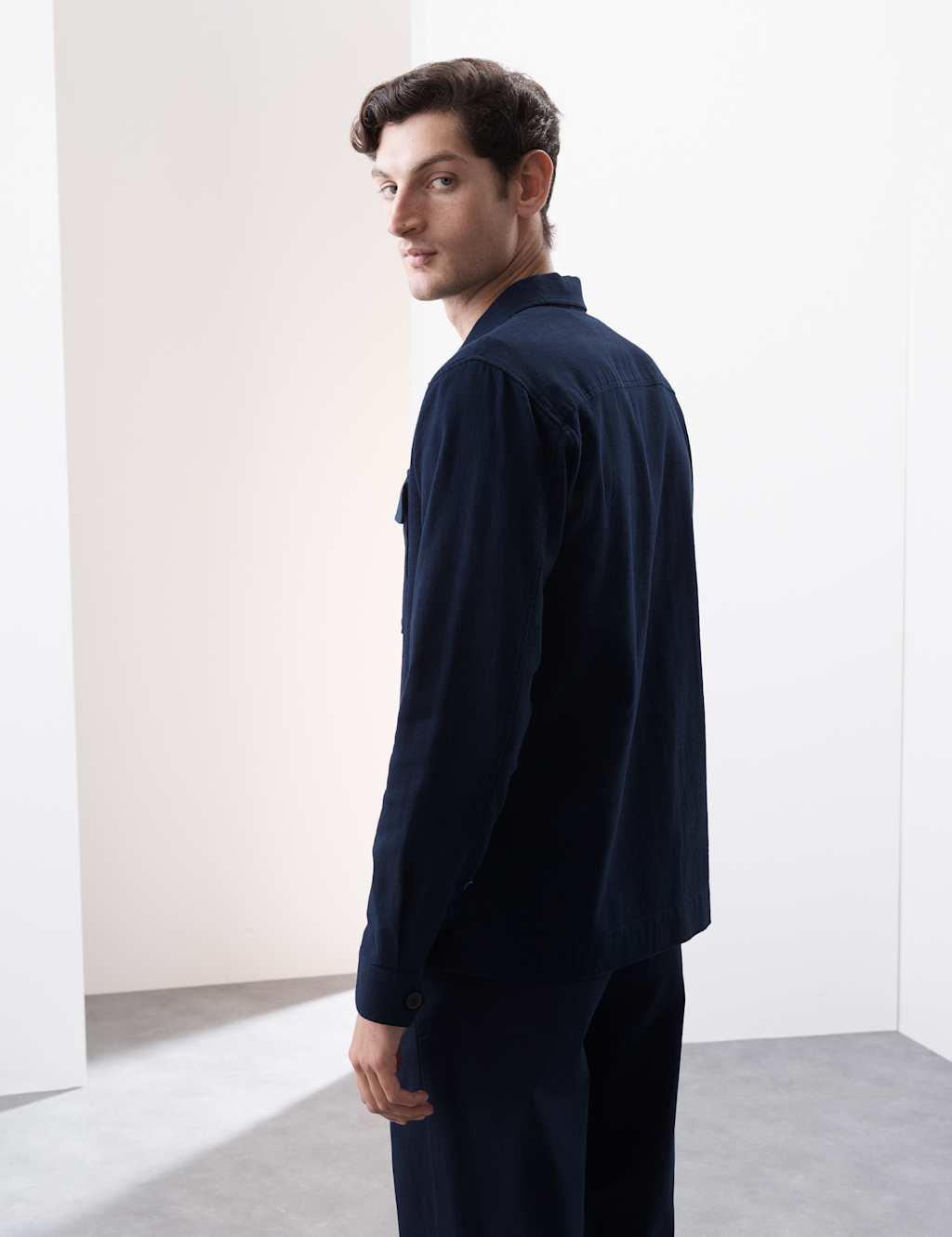 Cotton Linen Blend Overshirt 4 of 6