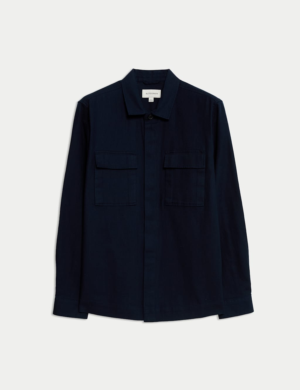 Cotton Linen Blend Overshirt 2 of 6
