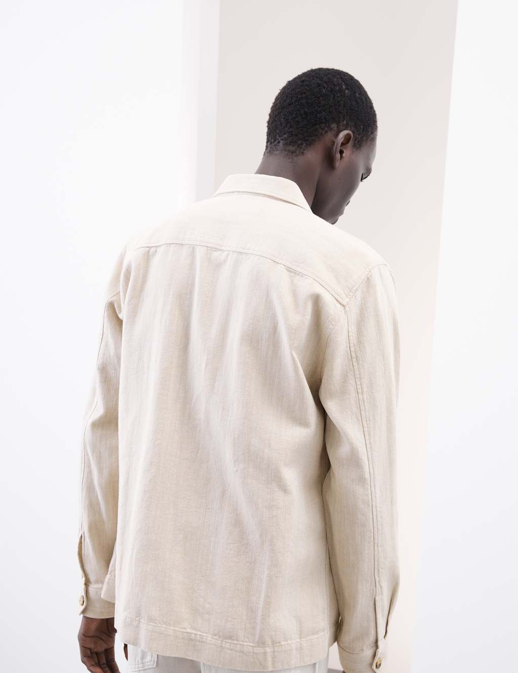Cotton Linen Blend Overshirt 5 of 7