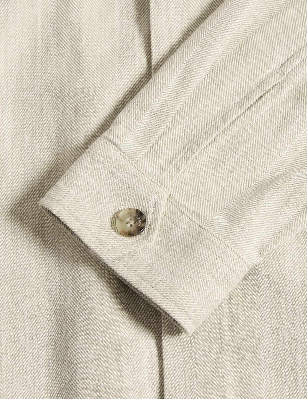 Cotton Linen Blend Overshirt 7 of 7