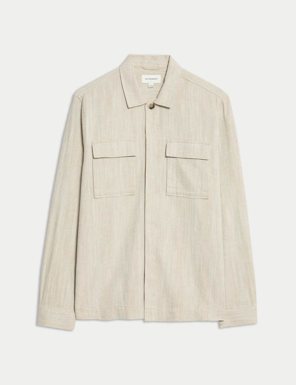 Cotton Linen Blend Overshirt 2 of 7