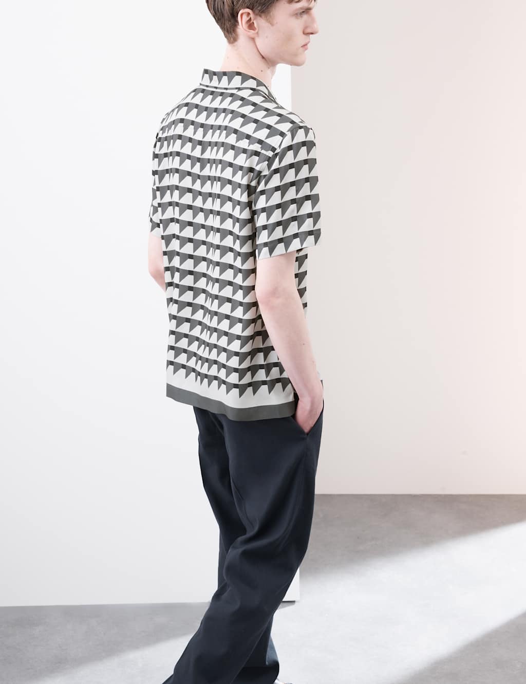 Regular Fit Geometric Print Shirt 3 of 7