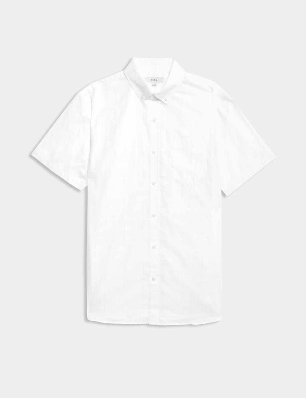 Easy Iron Pure Cotton Textured Shirt 2 of 6