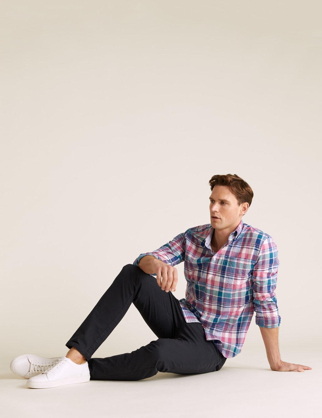 Pure Cotton Check Oxford Shirt 5 of 6