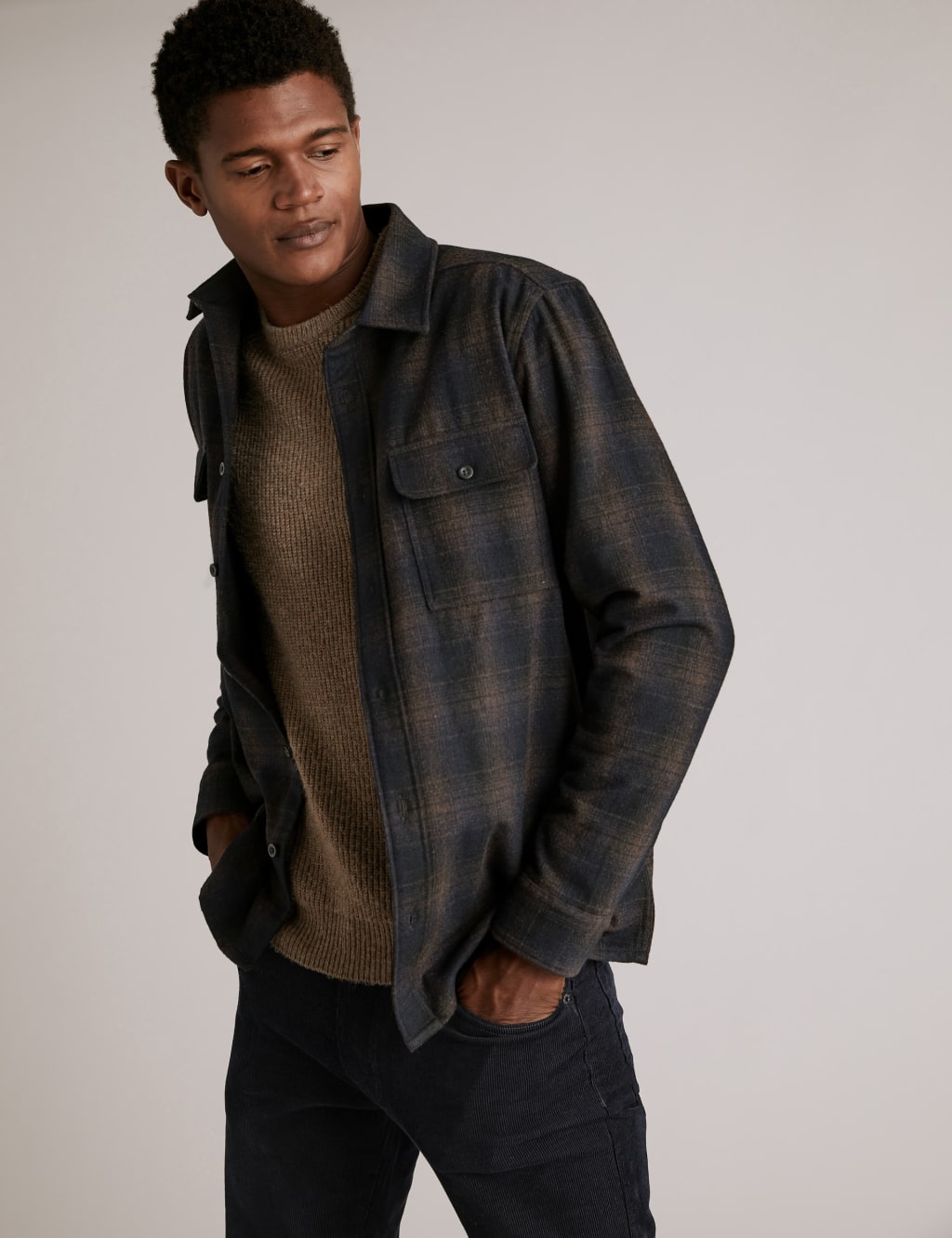 Wool Check Overshirt 1 of 4