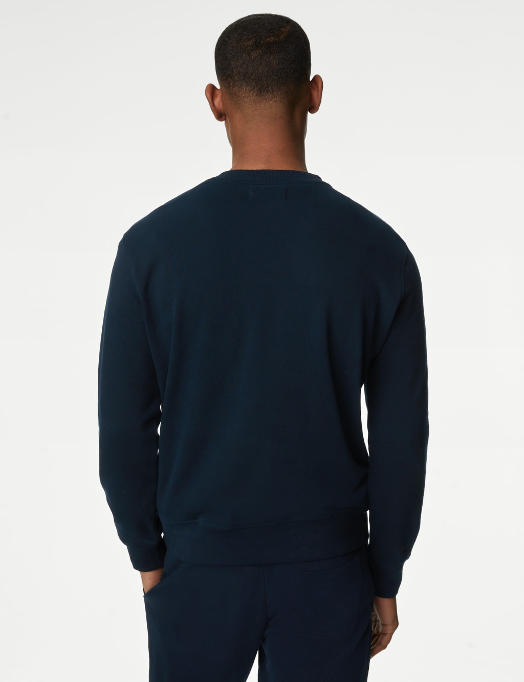 Pure Cotton Crew Neck Sweatshirt M S Collection M S