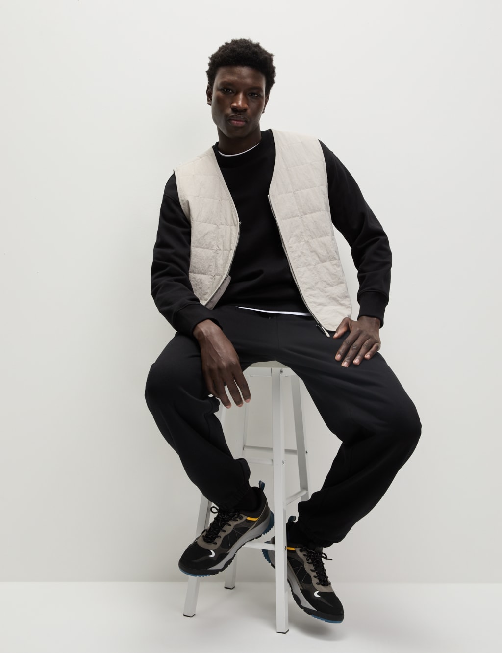 Oversized Cotton Rich Crew Neck Sweatshirt 5 of 5