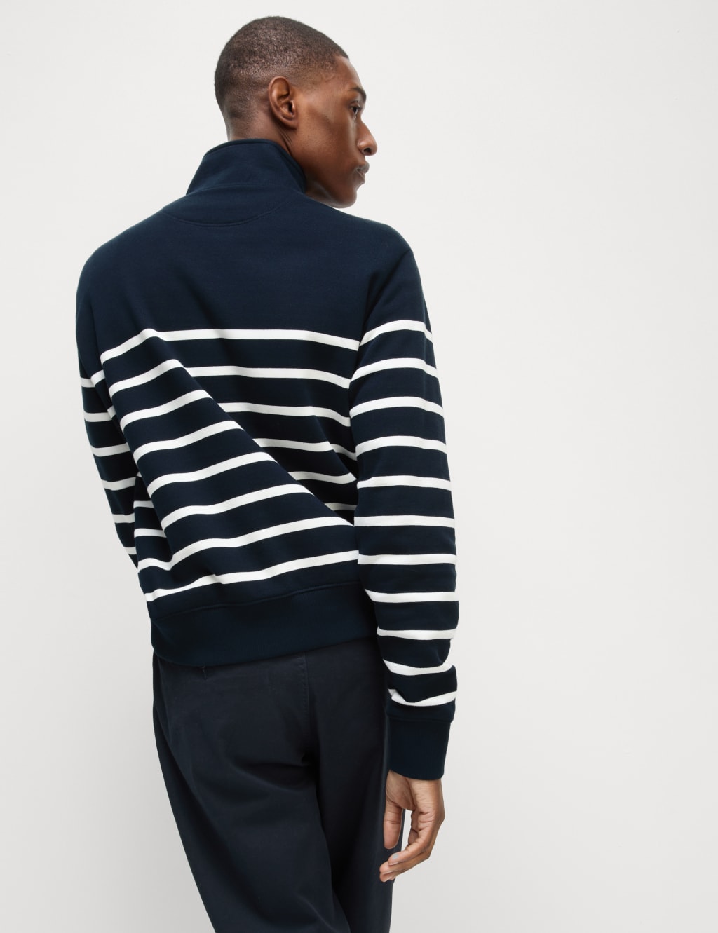 Pure Cotton Striped Sweatshirt 4 of 6