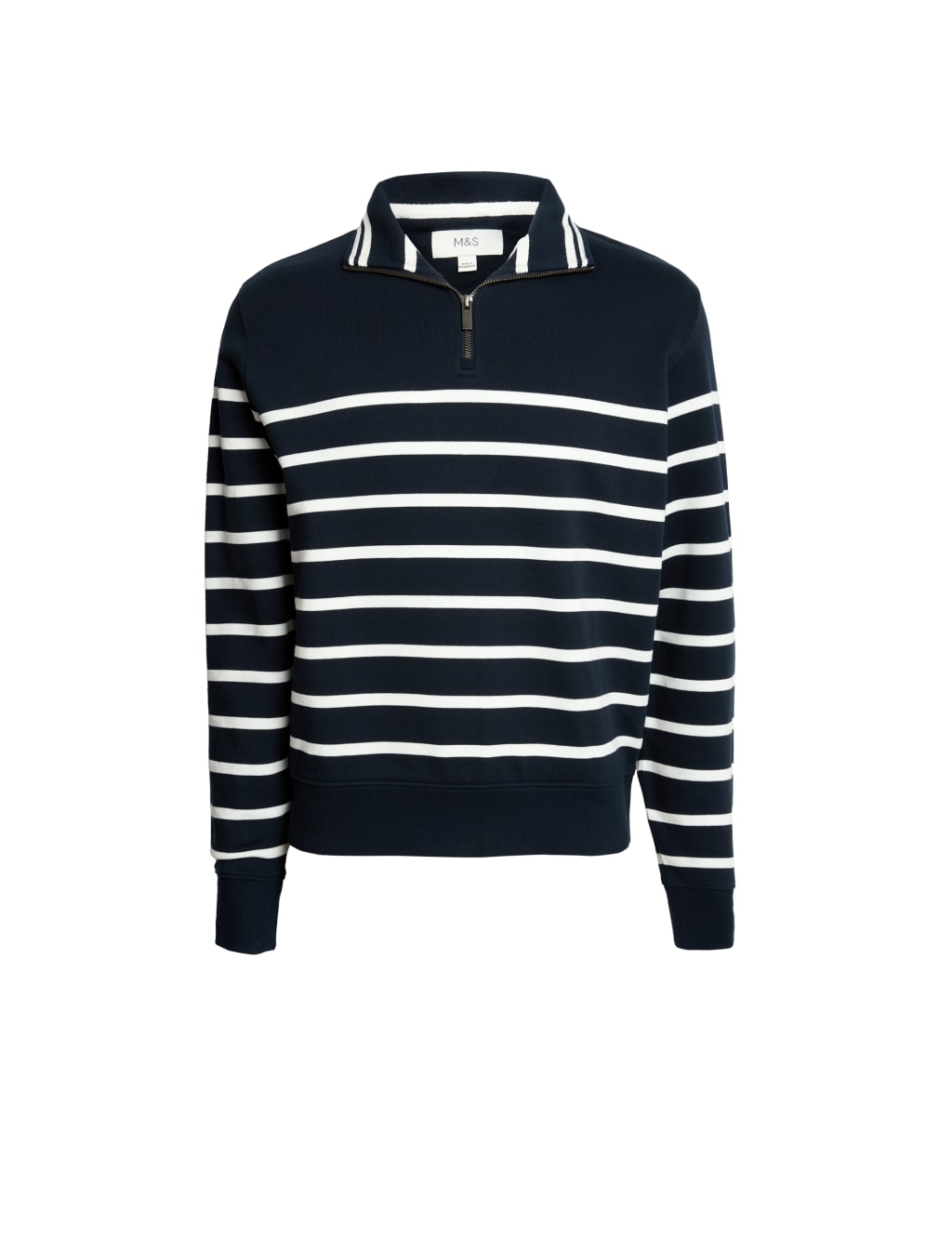 Pure Cotton Striped Sweatshirt 2 of 6