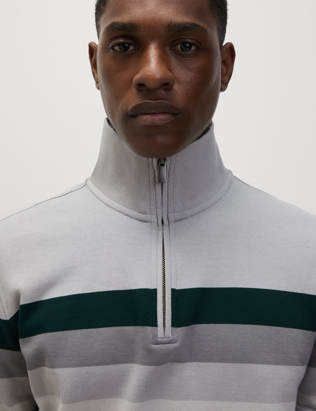 Pure Cotton Half Zip Sweatshirt 3 of 7