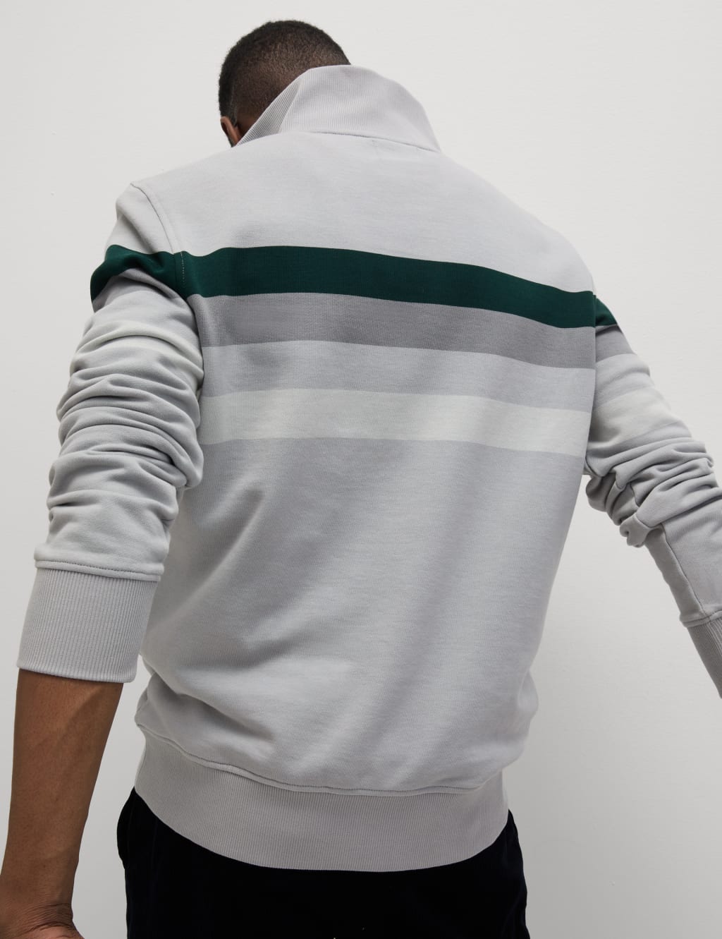Pure Cotton Half Zip Sweatshirt 5 of 7