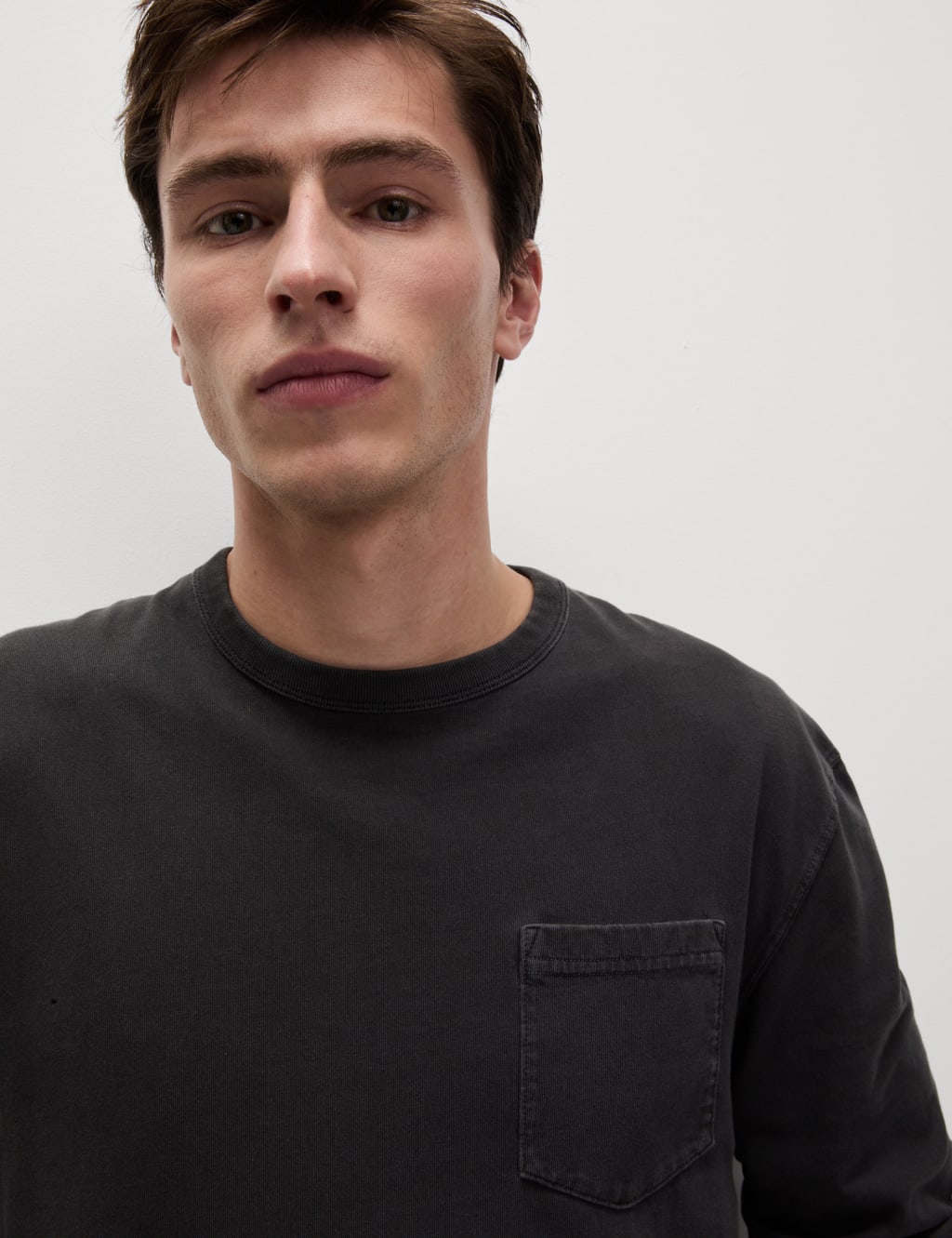 Pure Cotton Long Sleeve T Shirt M S Collection M S