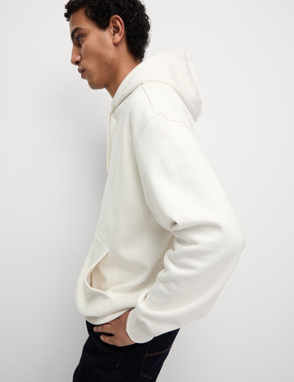 Oversized Cotton Rich Hoodie 3 of 6
