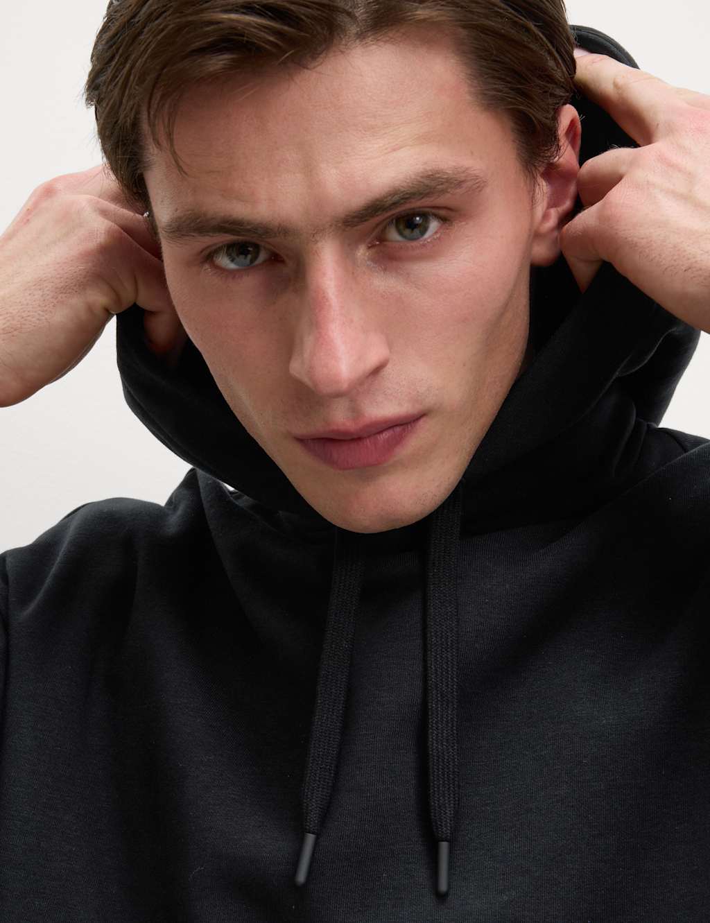 Oversized Cotton Rich Hoodie M S Collection M S