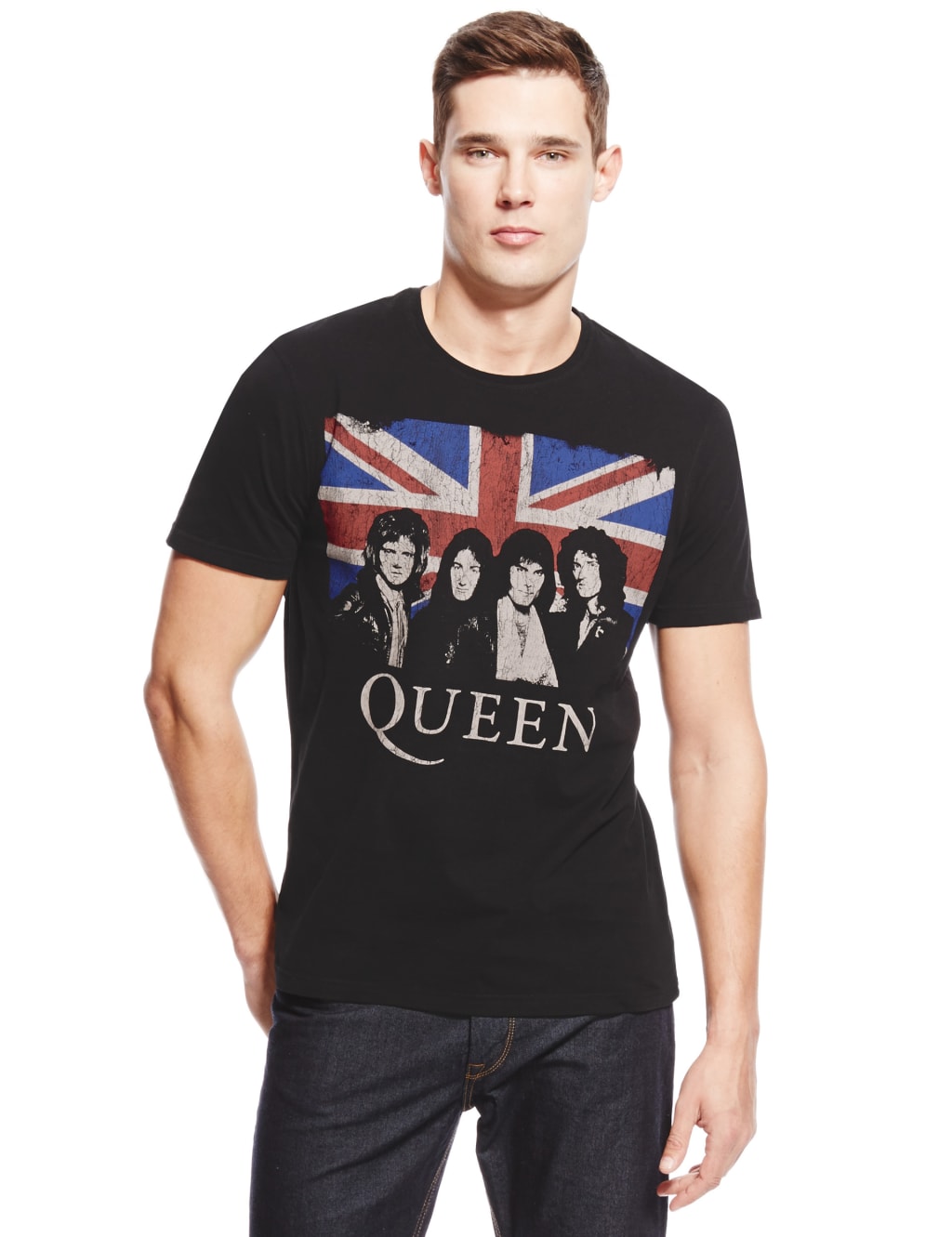 Pure Cotton Tailored Fit Queen T-Shirt 1 of 4