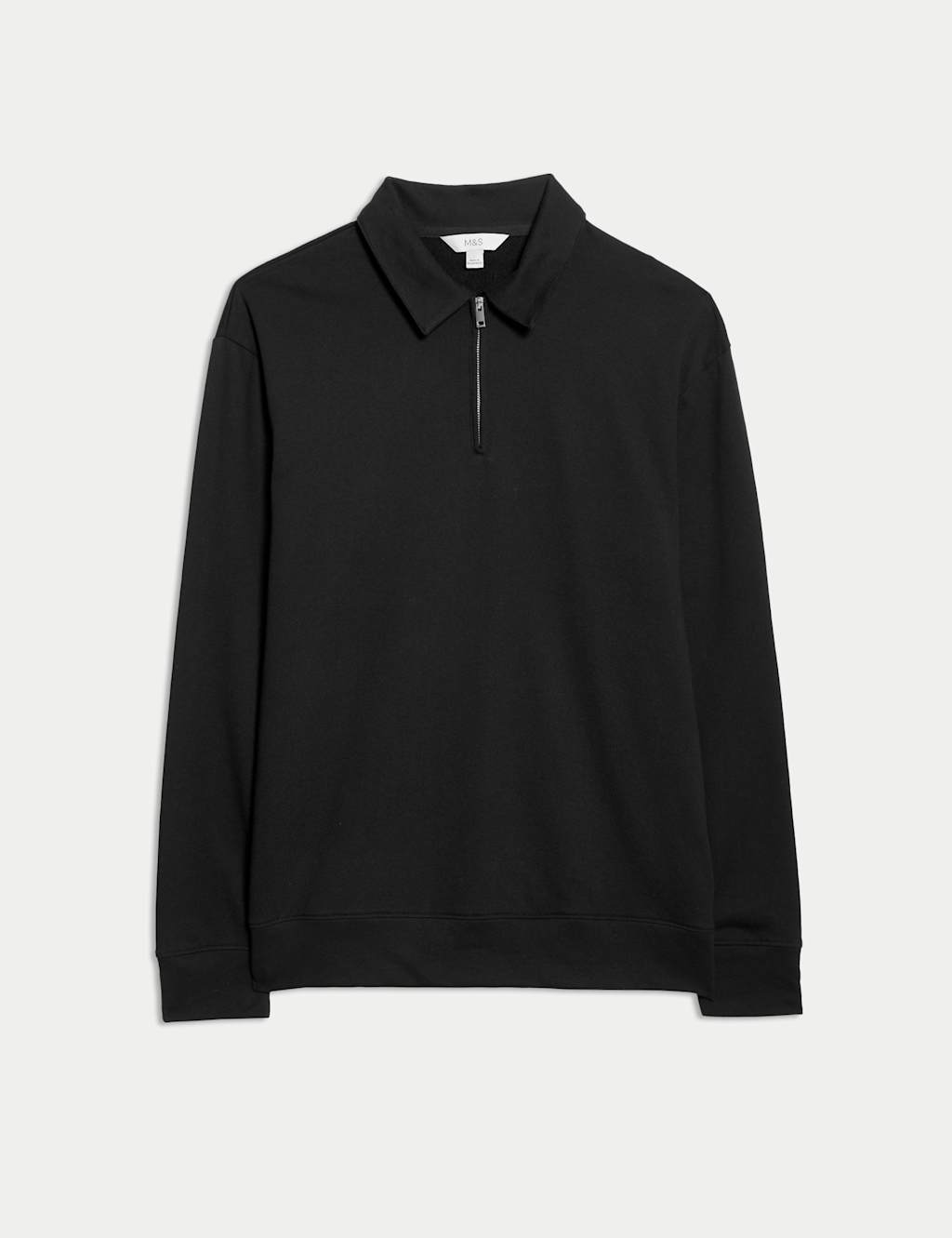 Cotton Rich Half Zip Polo Shirt 2 of 7