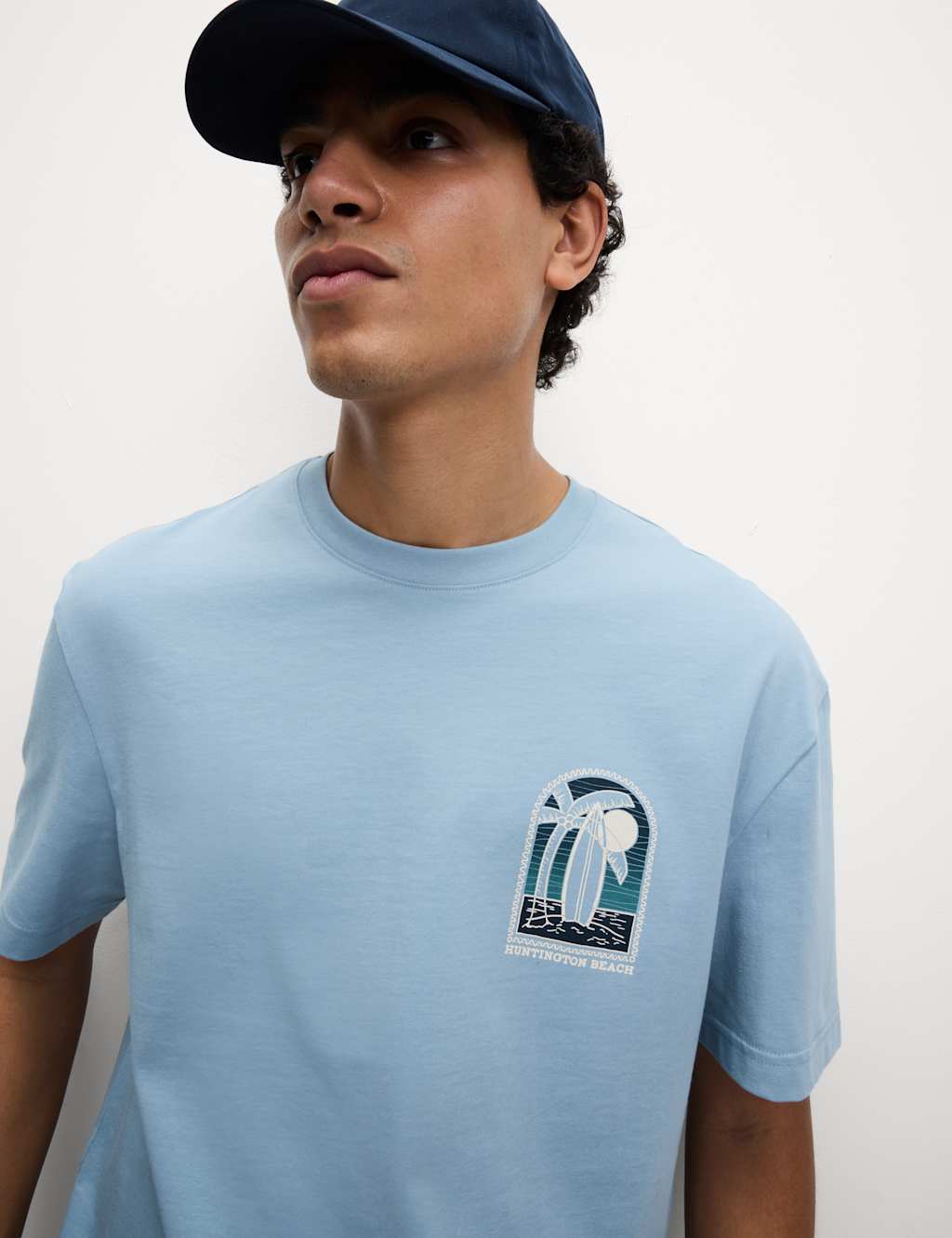 Pure Cotton Surfboard Graphic T-Shirt 3 of 5