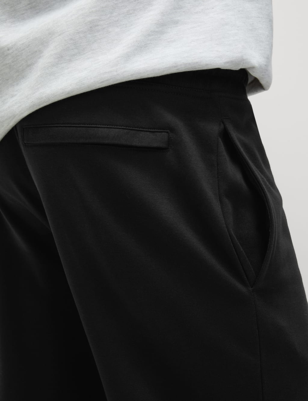 Drawstring Cotton Rich Straight Leg Joggers M S Collection M S