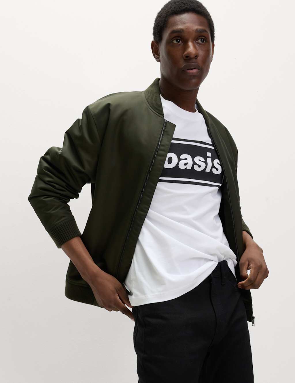 Pure Cotton Oasis Graphic T-Shirt 4 of 6