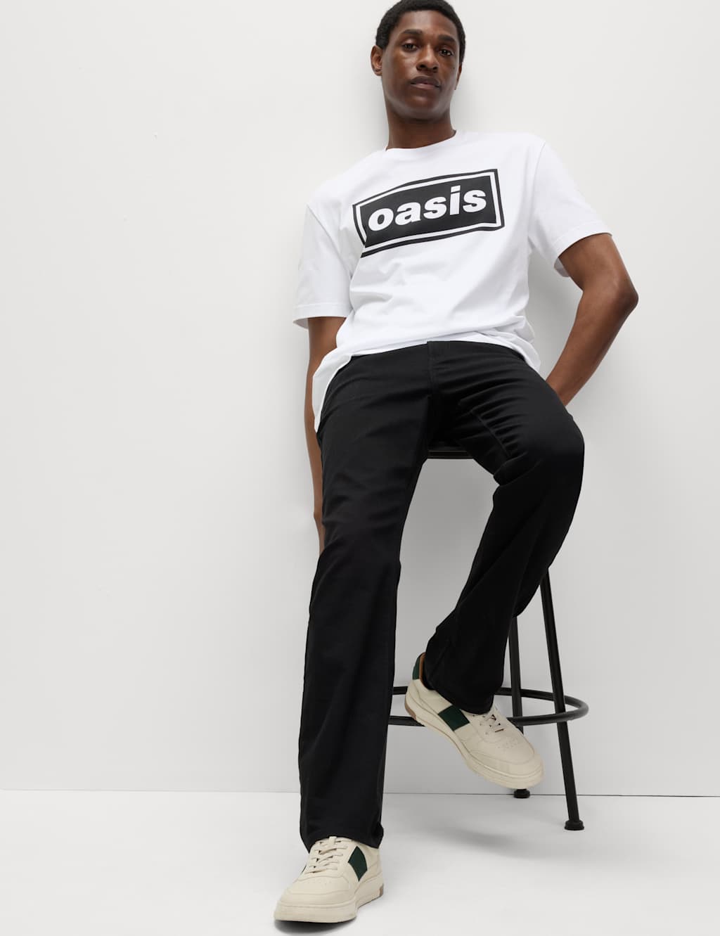 Pure Cotton Oasis Graphic T-Shirt 5 of 6