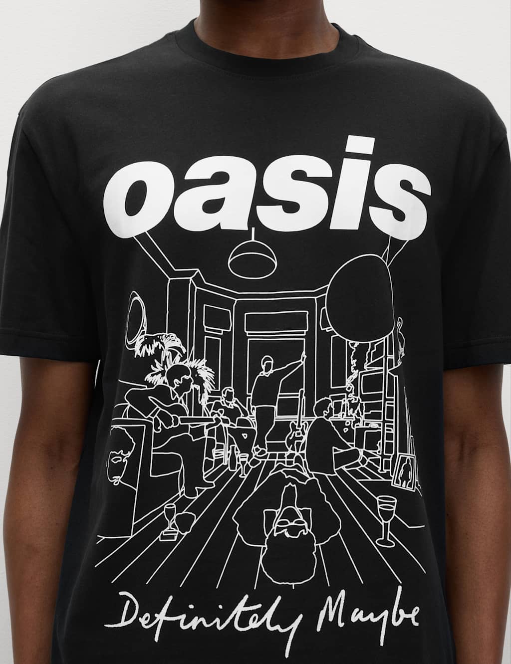 Pure Cotton Oasis Graphic T-Shirt 3 of 5