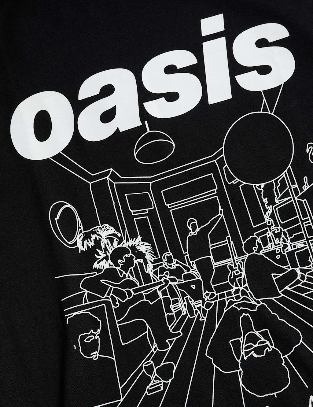 Pure Cotton Oasis Graphic T-Shirt 5 of 5