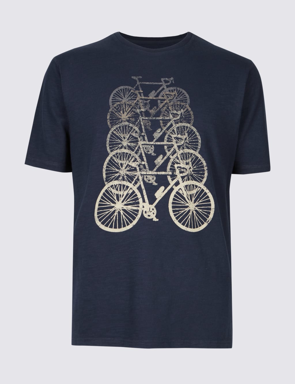 Pure Cotton Bike Design Crew Neck T-Shirt 2 of 4