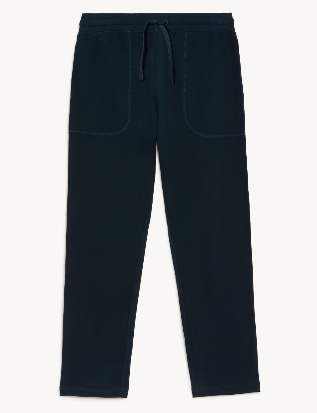 Drawstring Pure Cotton Straight Leg Joggers 2 of 5