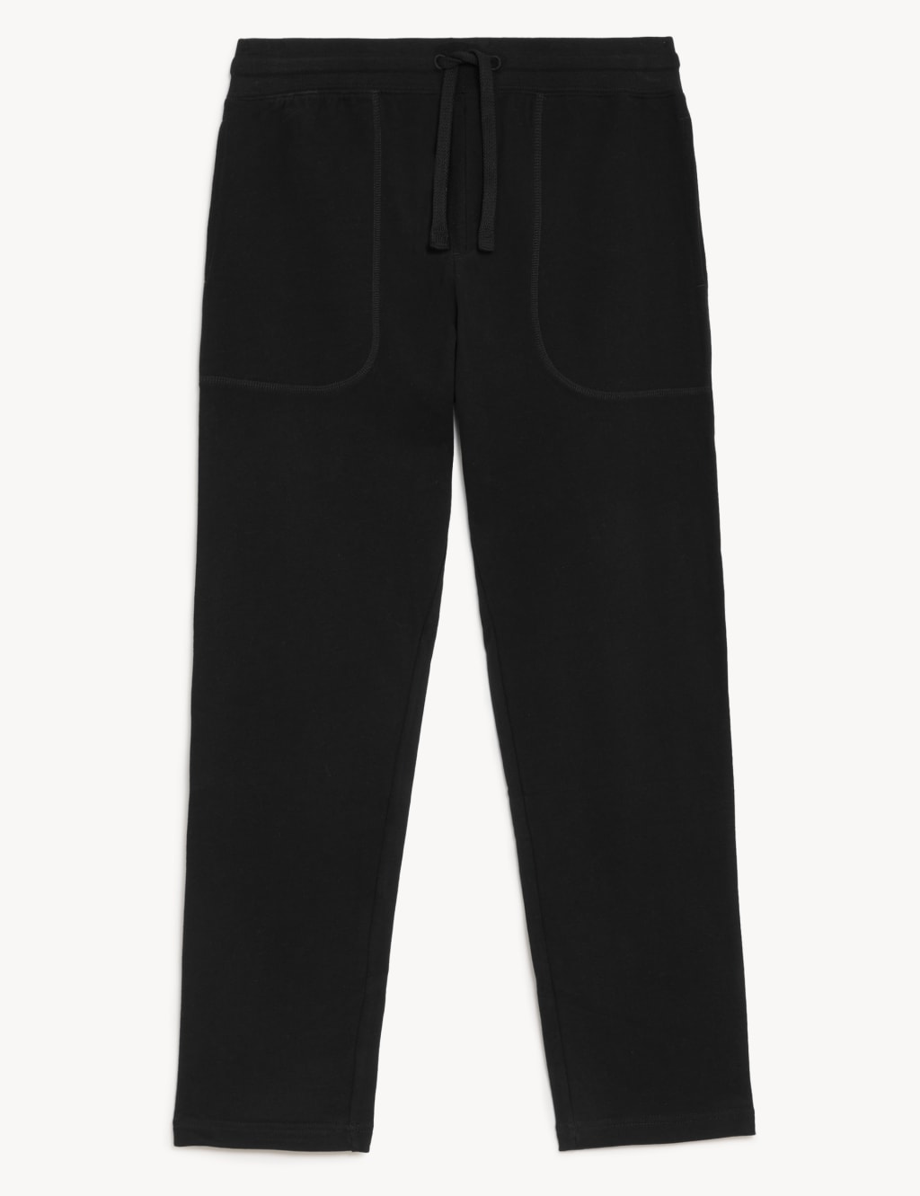 Cotton black joggers online