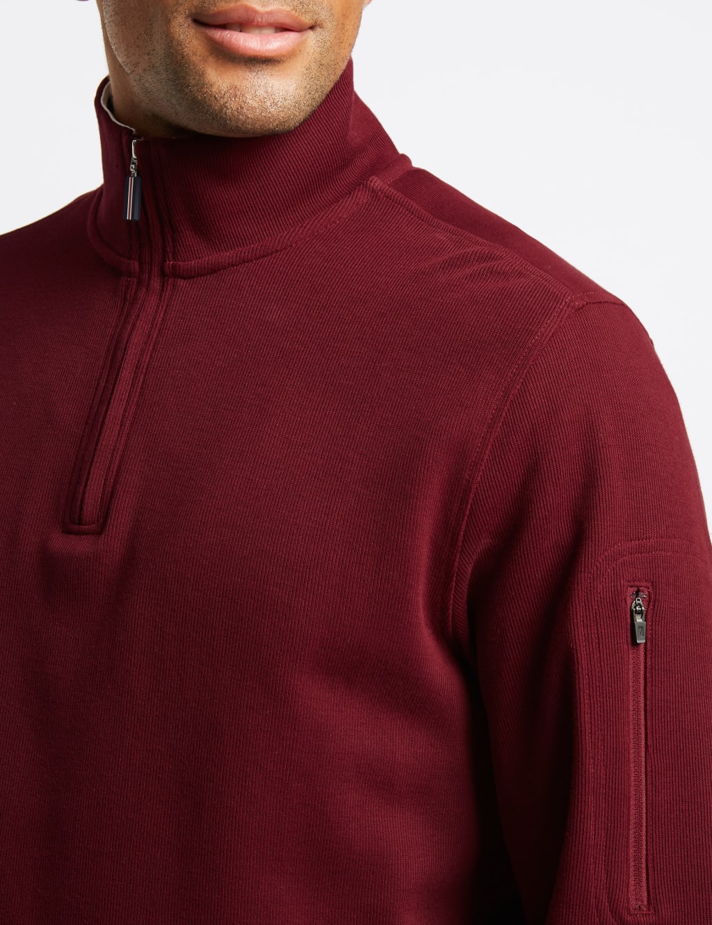 Pure Cotton Half Zip Top 5 of 5