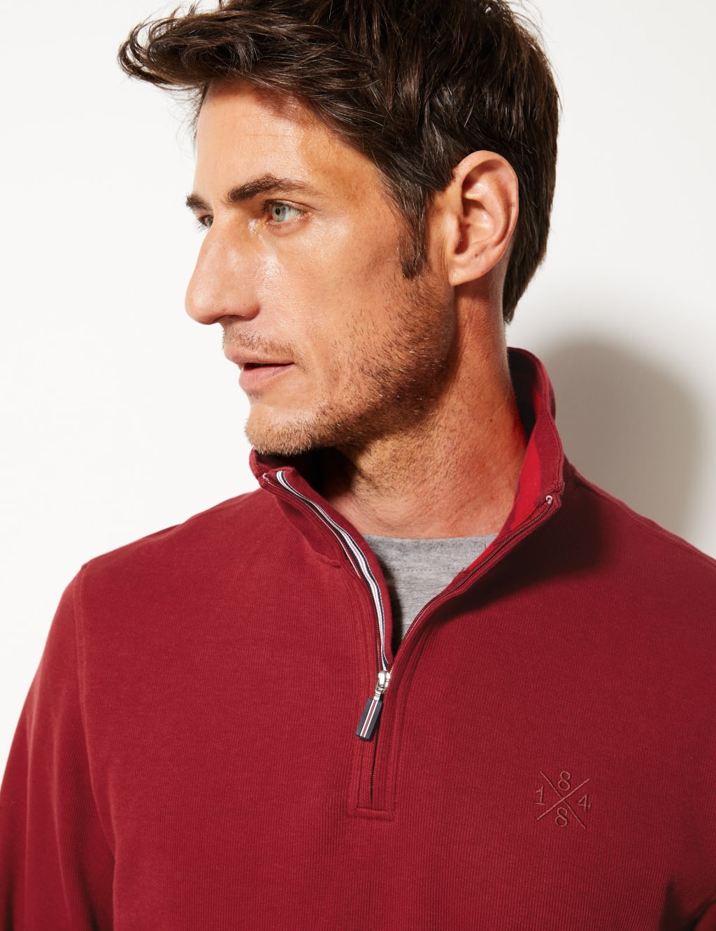 Cotton Funnel Neck Top 3 of 5