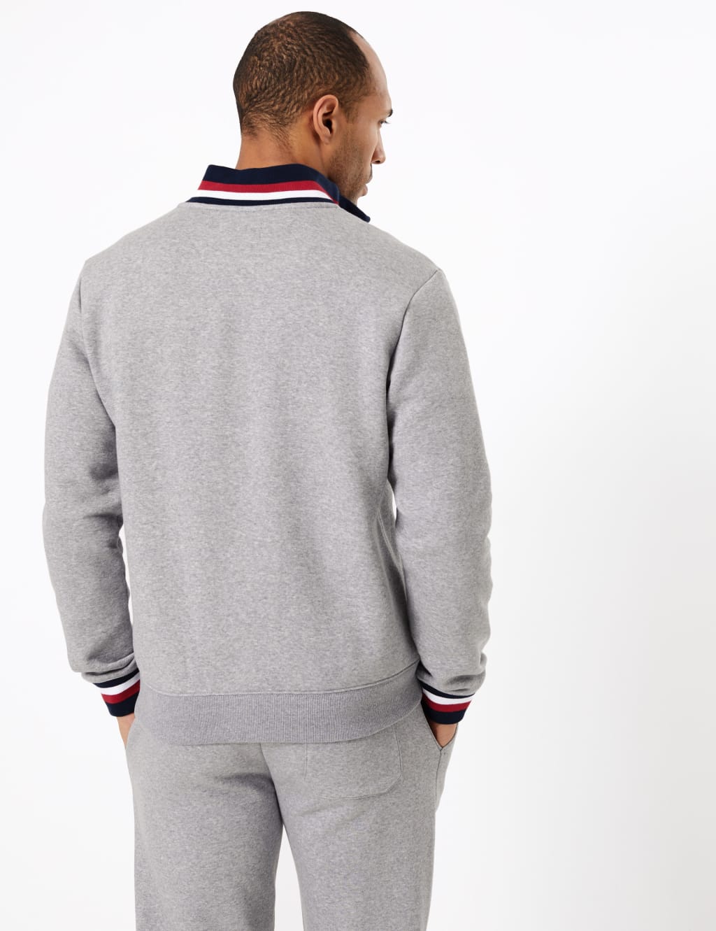 Cotton Rich Zip Through Sweatshirt 4 of 4