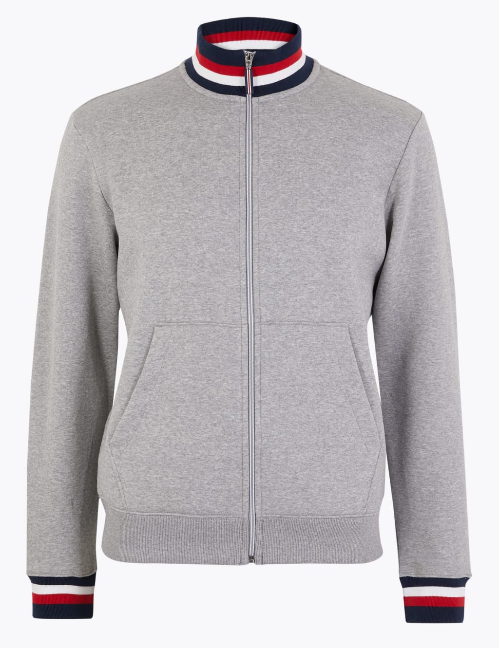 Cotton Rich Zip Through Sweatshirt 2 of 4