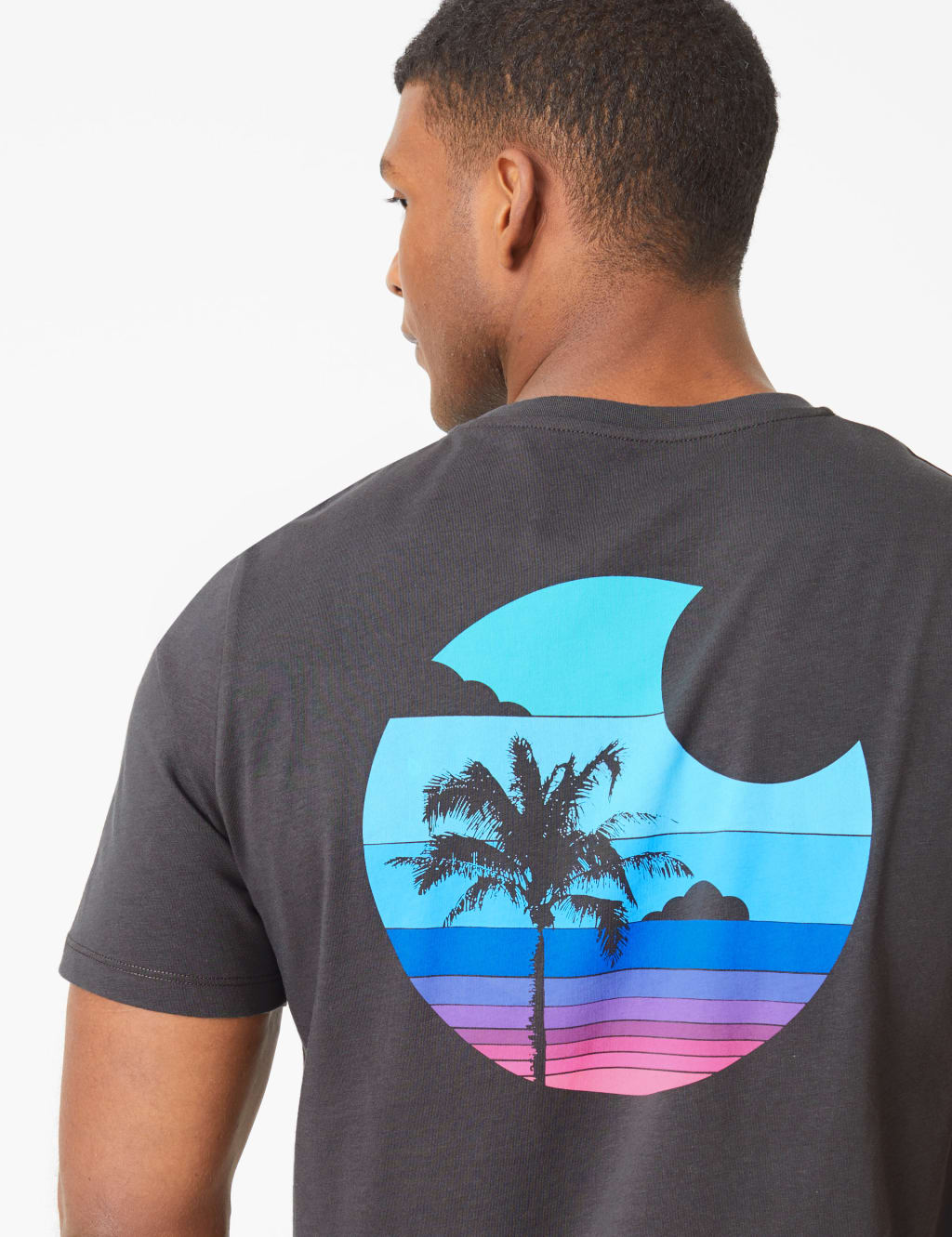 Cotton Hawaii Slogan Print T-Shirt 3 of 4
