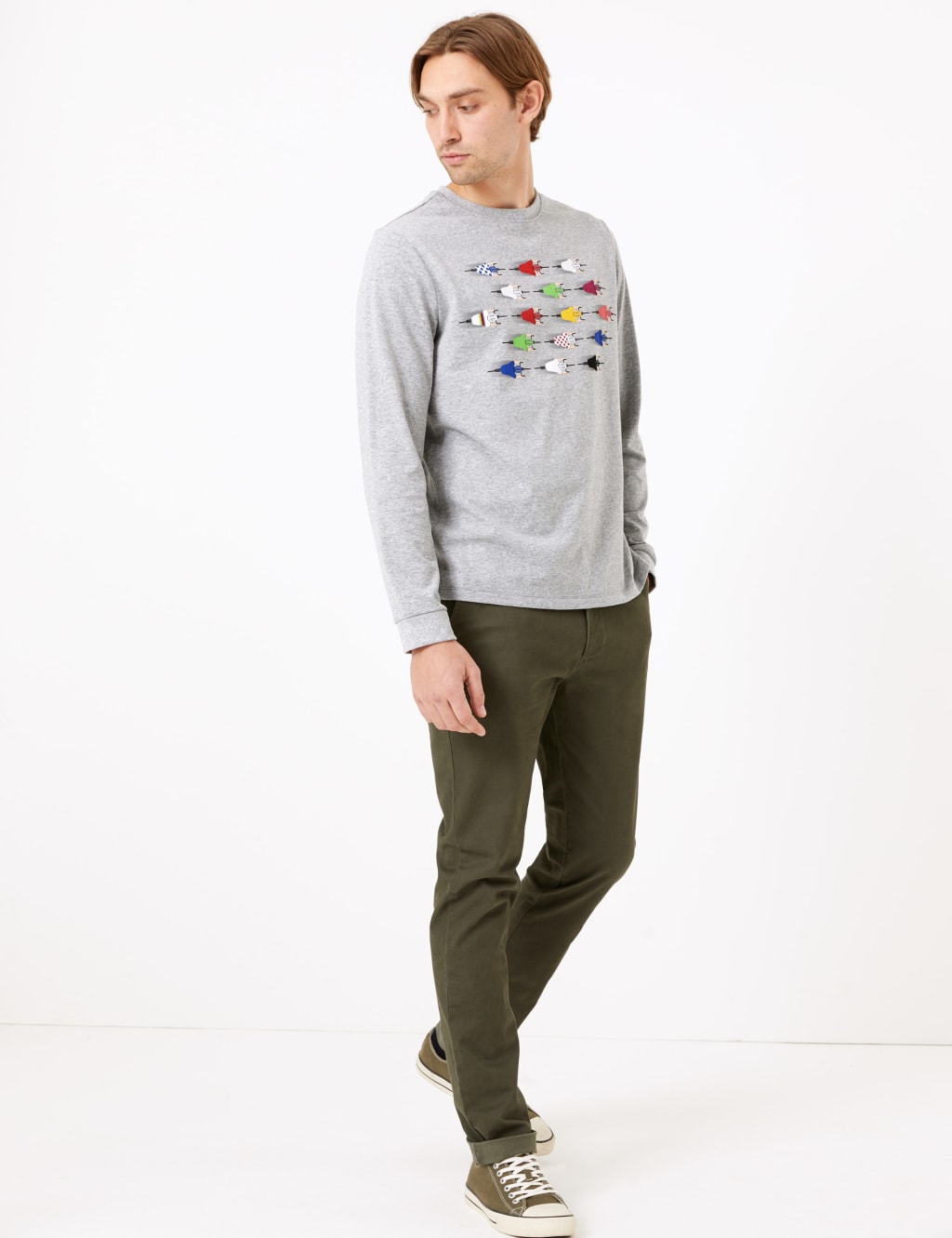 Racing Bikes Design Long Sleeve T-Shirt 3 of 4