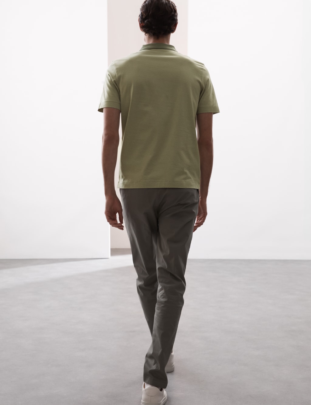 Pure Supima® Cotton Jacquard Polo Shirt 4 of 7