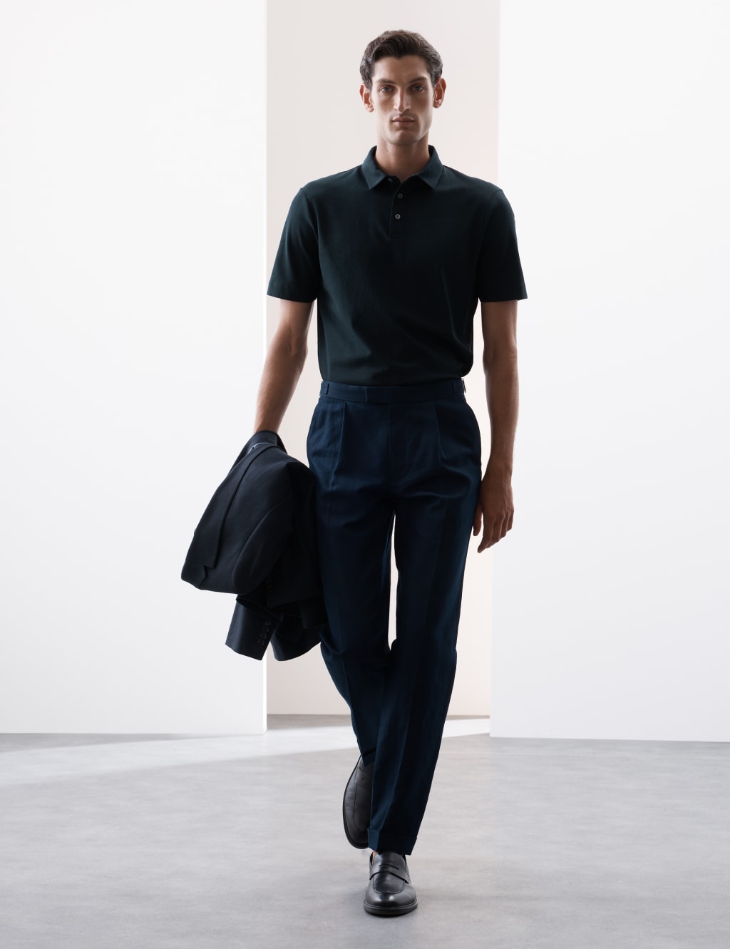 Pure Supima® Cotton Textured Polo Shirt 6 of 7