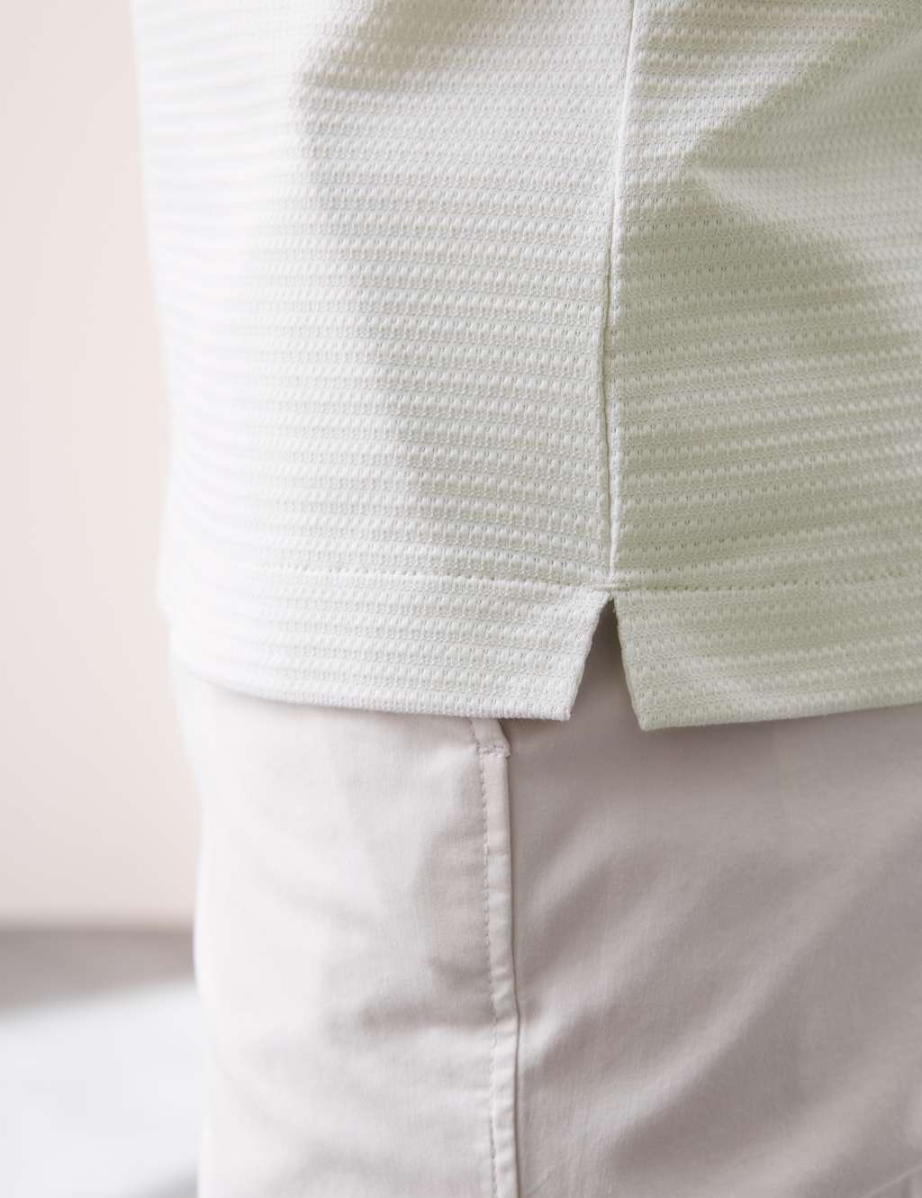 Pure Supima® Cotton Textured Polo Shirt 6 of 6
