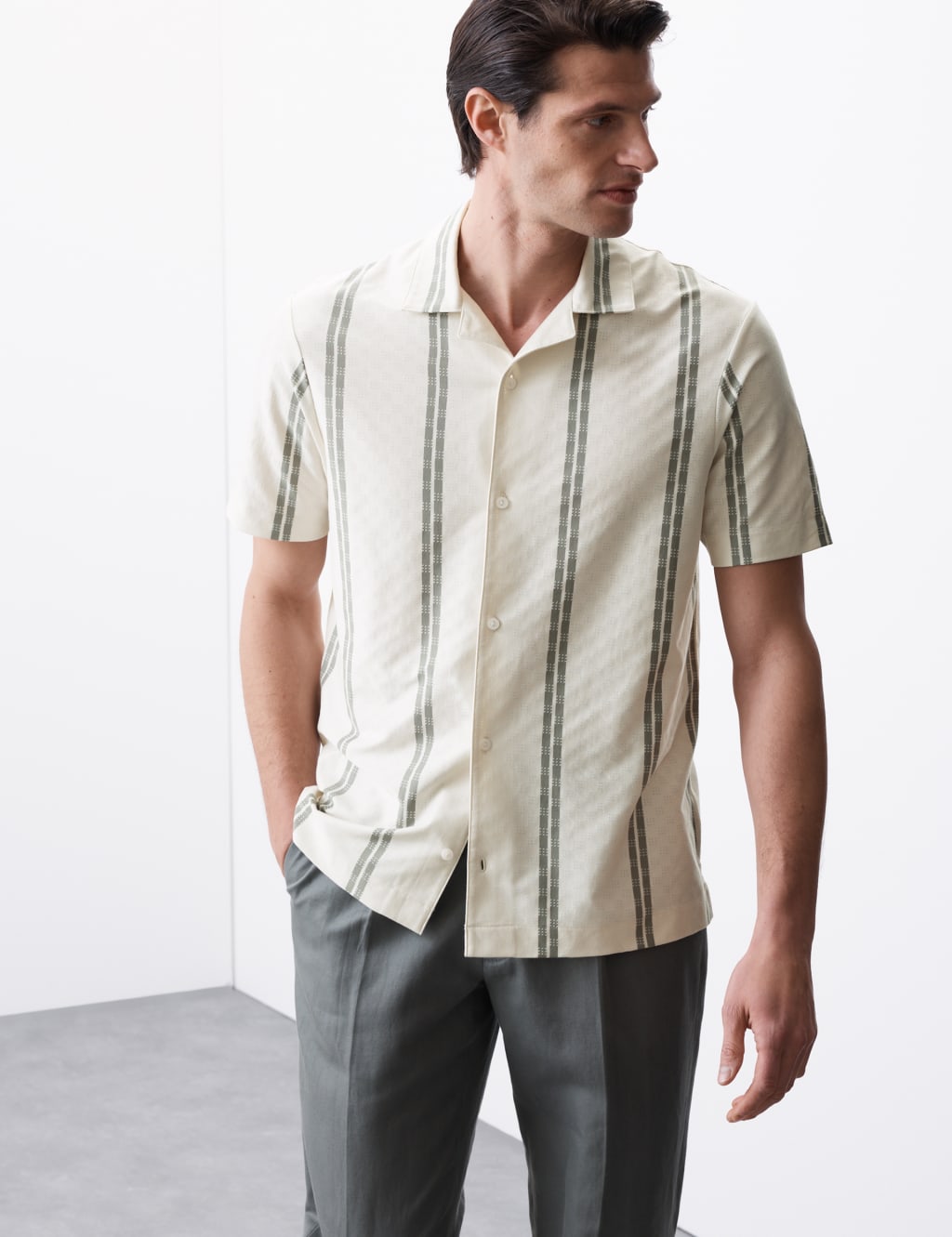 Cotton Rich Revere Polo Shirt 4 of 7