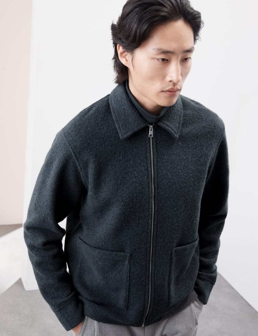 M&s fleece jacket cheap