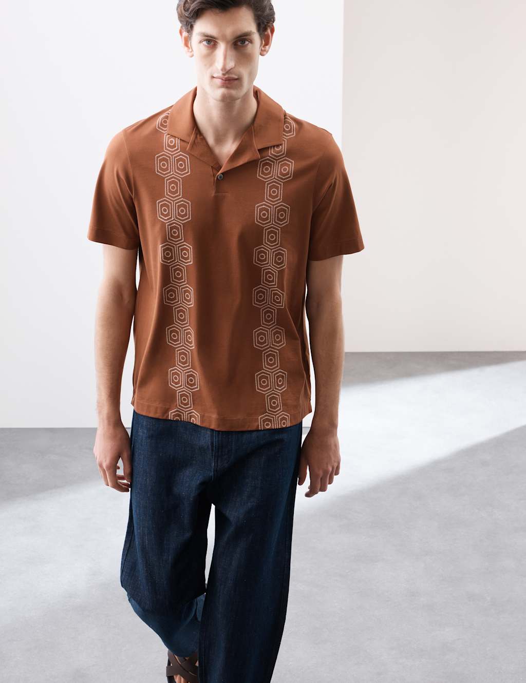 Pure Supima® Cotton Embroidered Polo Shirt 6 of 7
