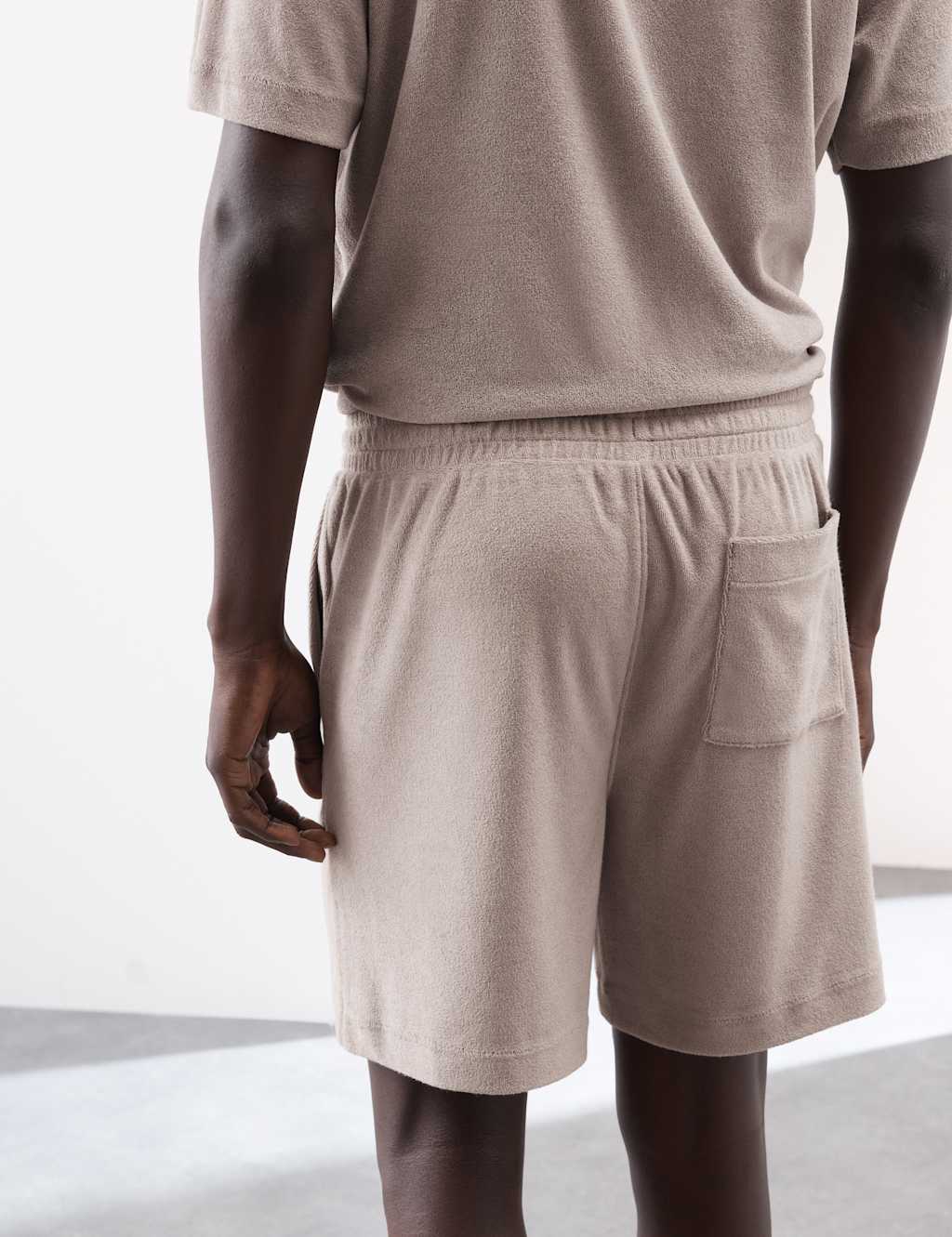 Cotton Rich Towelling Shorts 4 of 6