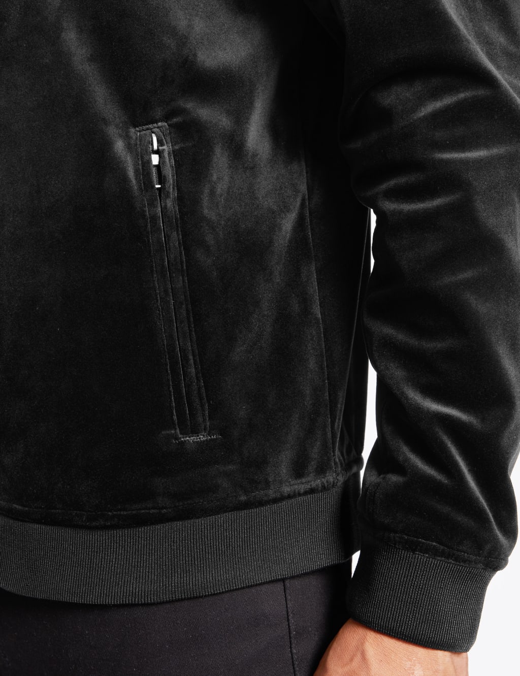 Slim Fit Baseball Zip Through Top 5 of 5