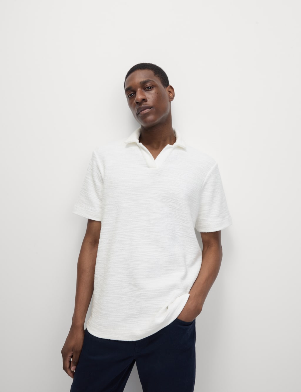 Cotton Rich Textured Polo Shirt 6 of 6
