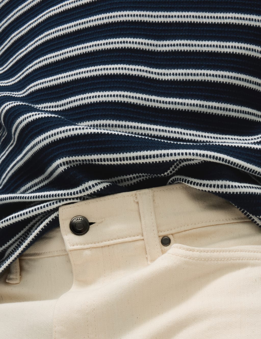 Cotton Rich Striped Polo Shirt 4 of 6