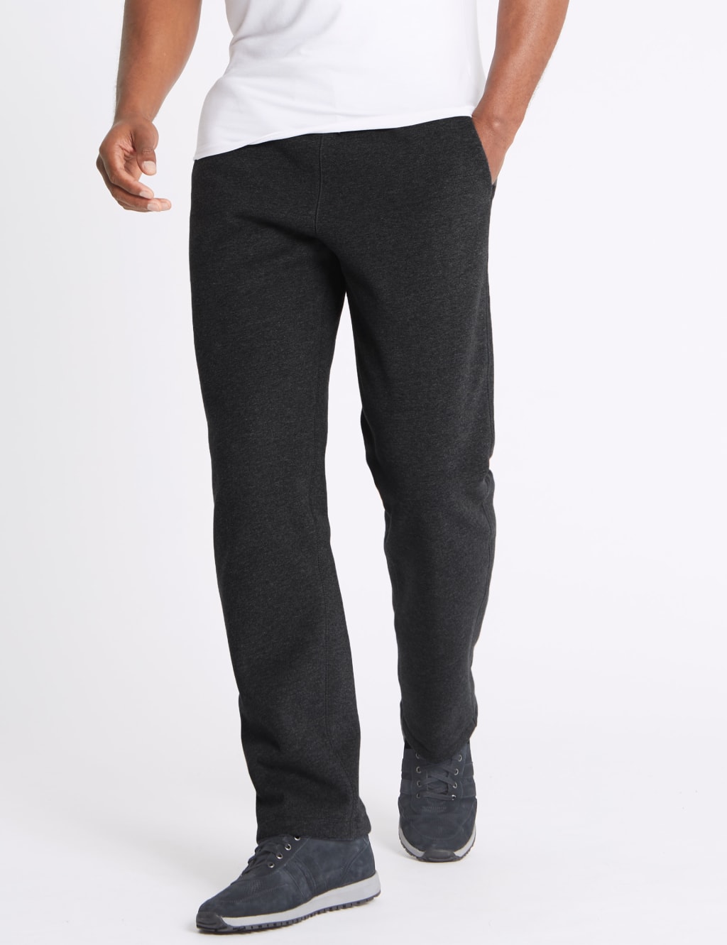 Pure Cotton Fleece Lined Joggers 3 of 4